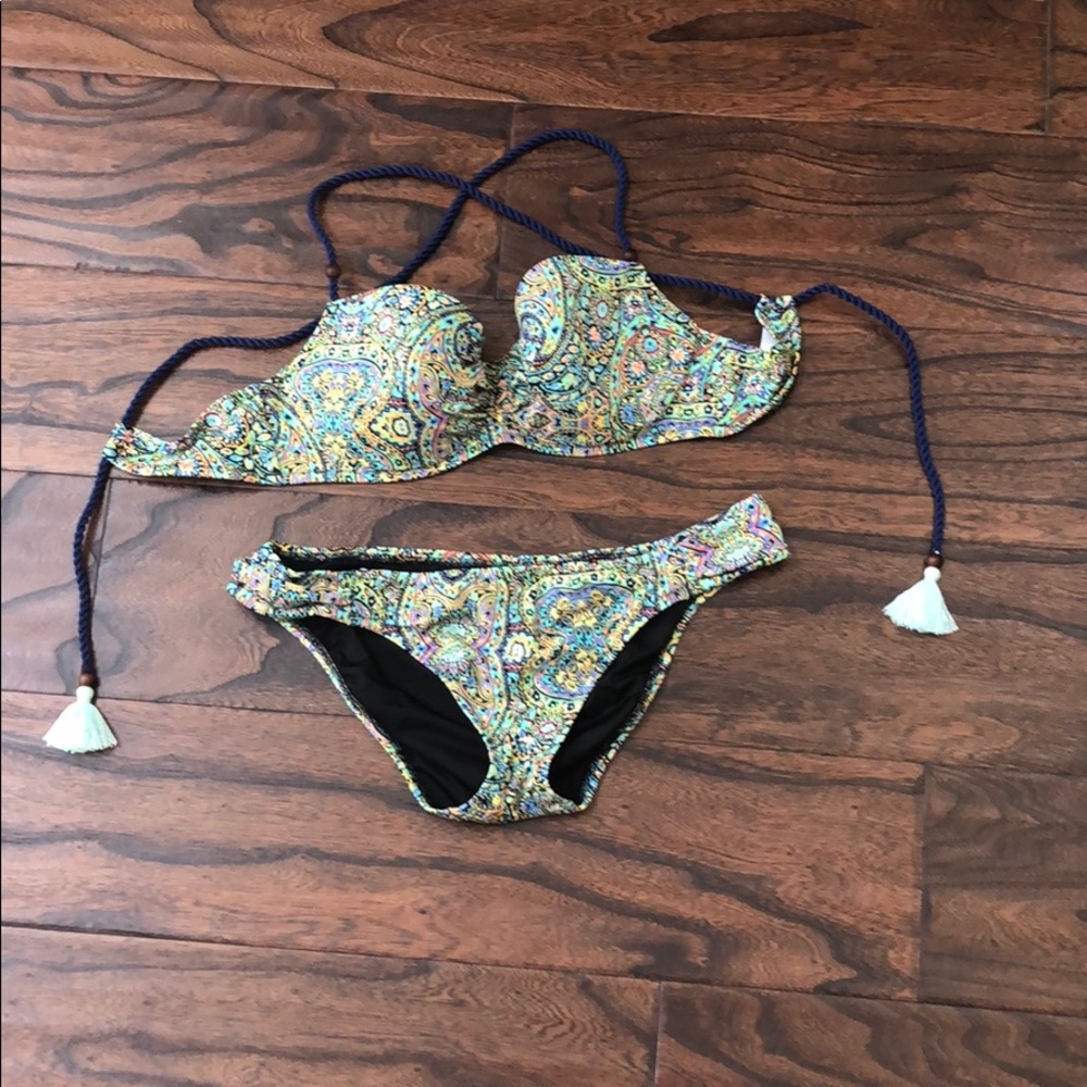 Victoria’s Secret two piece swimsuit.